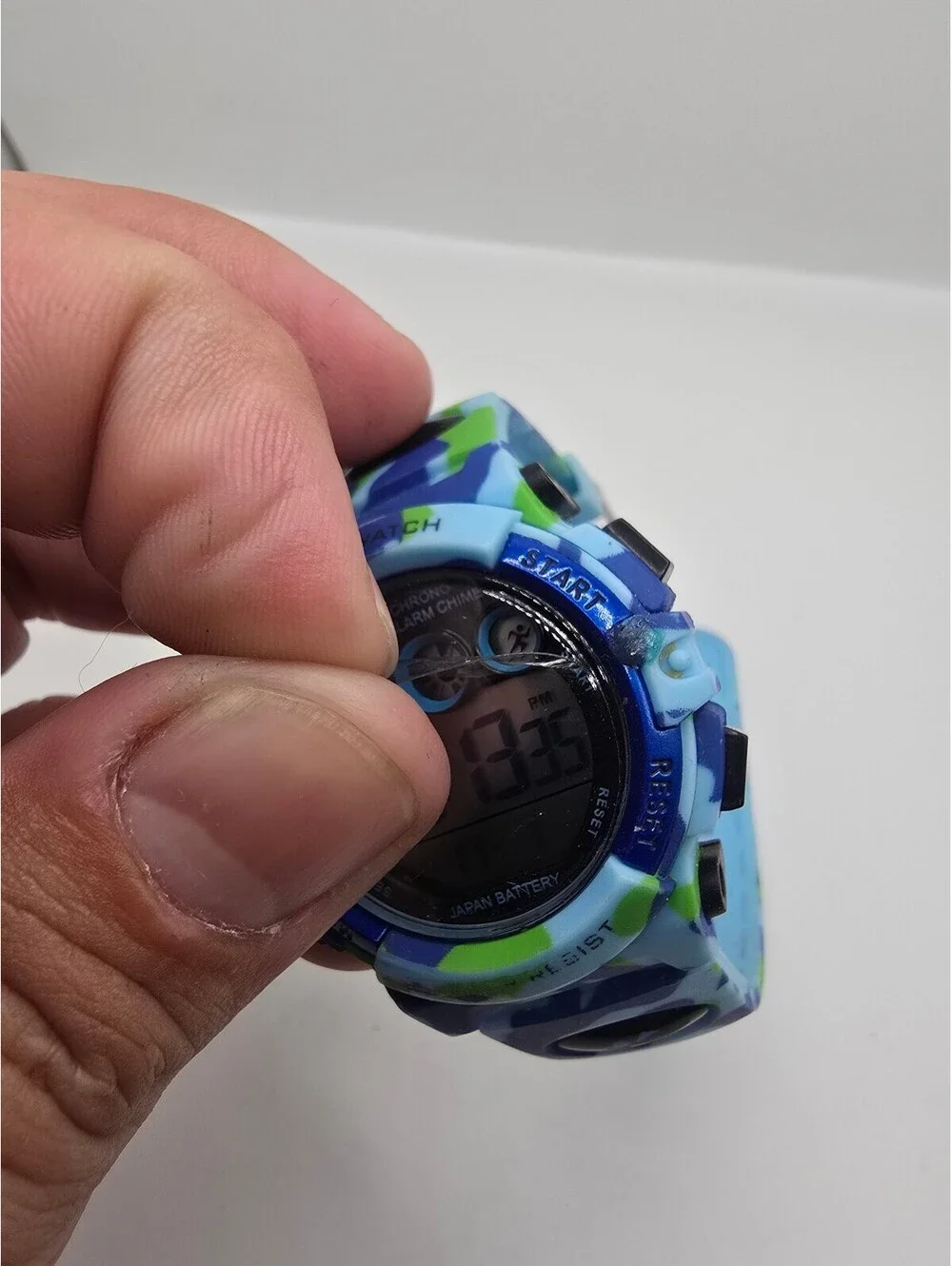 SKMEI 1347 Digital Quartz Sport Watch Alarm Chronograph Resin Strap 50m